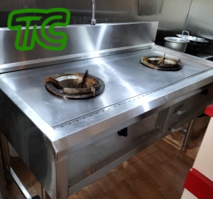 BẾP INOX 2 LÒ