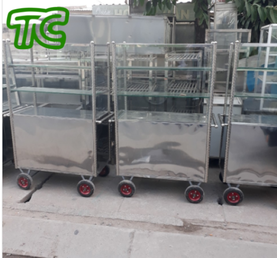 XE THỨC ĂN BẰNG INOX